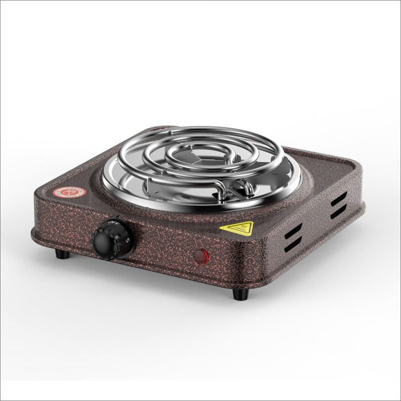 Réchaud électrique STARLUX 1000W à une plaque pour préparer du thé et de l'eau.