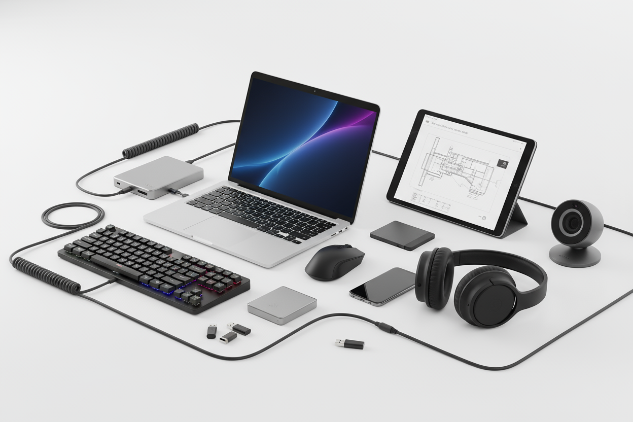 Divers produits et d'adjets informatiques